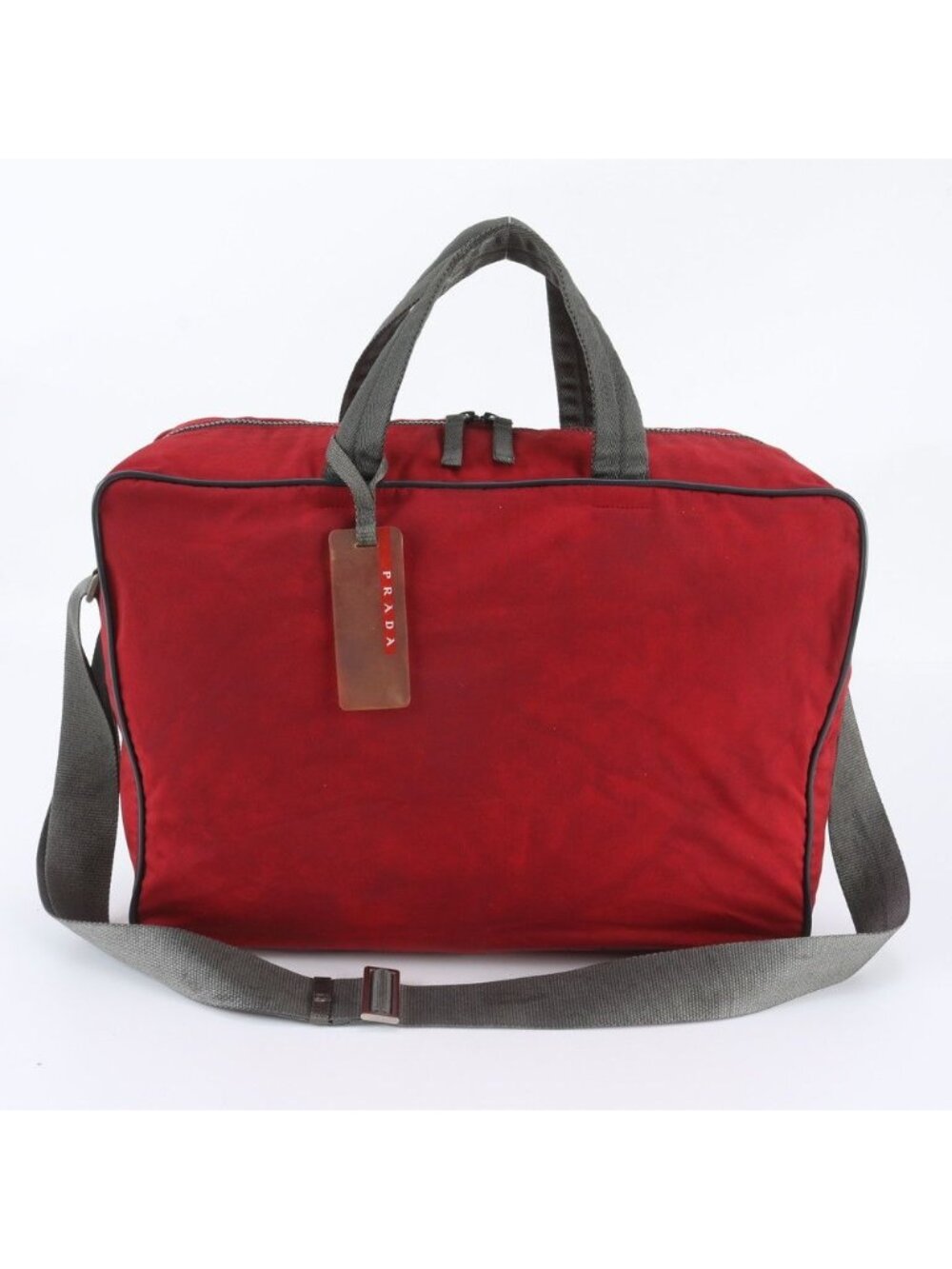 Prada Sports Boston Bag Crossbody Shoulder Tote Travel